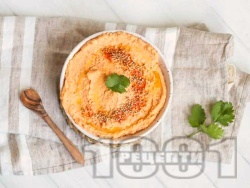 Хумус със сладък картоф, нахут, чесън и тахан - снимка на рецептата